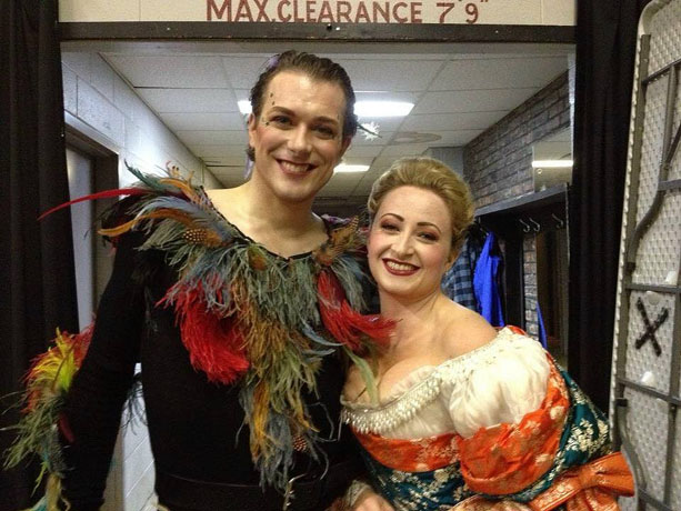 The Magic Flute, 2013, Olivier with Laura Albino Luther